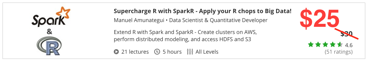 SparkR, modeling, S3 and HDFS