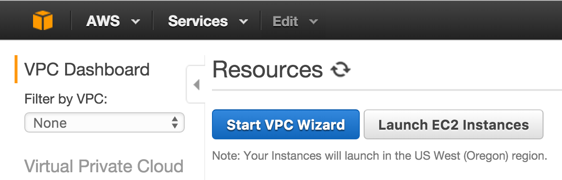 Create a VPC